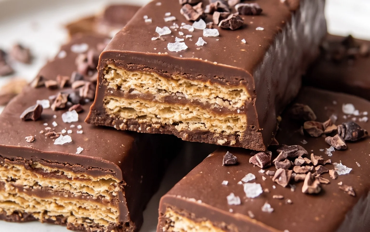 Healthy Kit Kat Recipe (Gluten Free, Vegan)