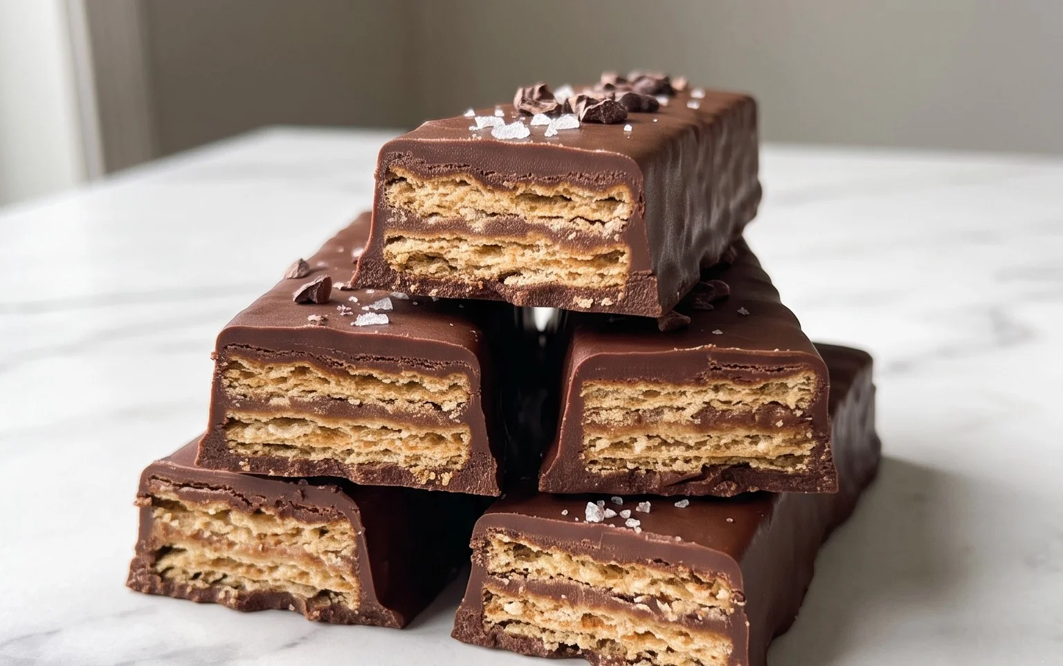Healthy Vegan Gluten-Free Kit Kat Recipe