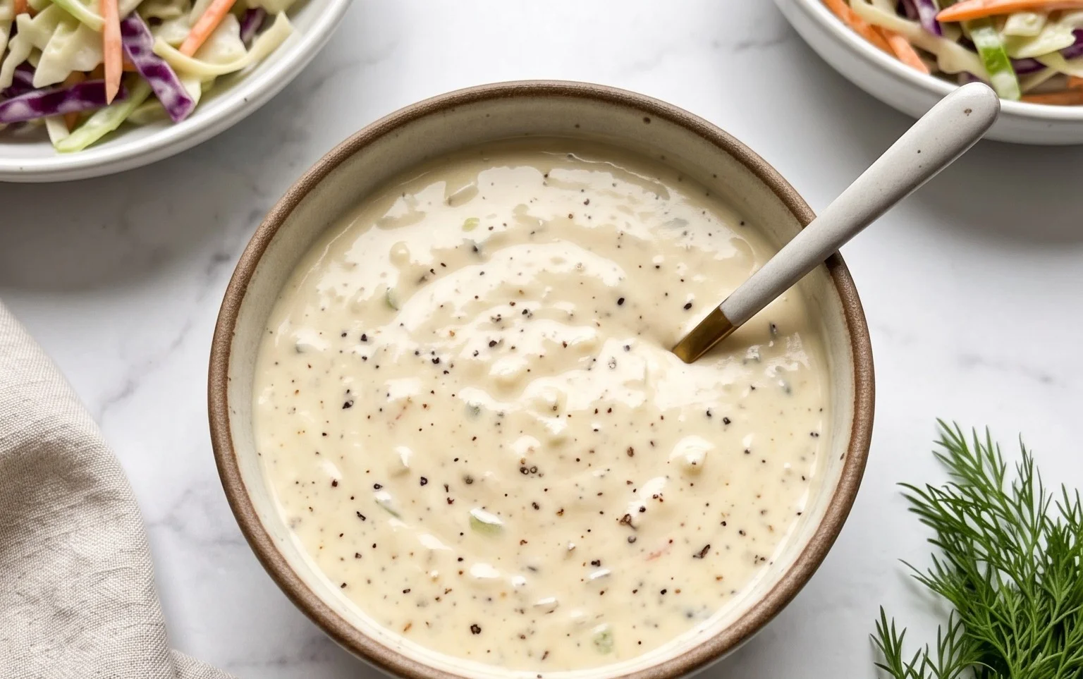 Tangy Creamy Coleslaw Dressing Recipe